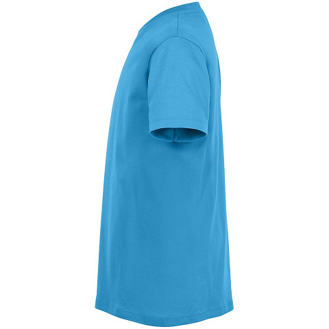 Футболка детская Imperial Kids, ярко-бирюзовая - рис 4.