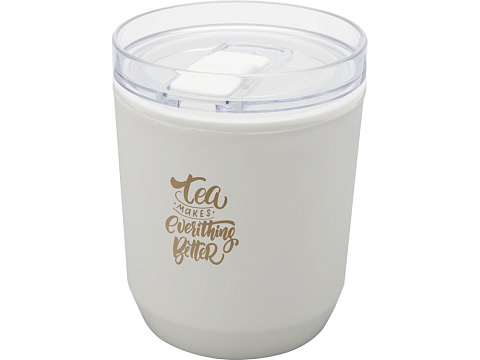 Hudson кружка из переработанного пластика с двойными стенками объемом 180 мл, белый - рис 6.