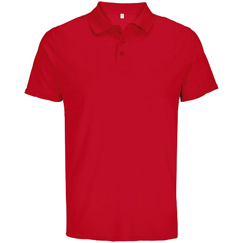 Рубашка поло унисекс Pitcher, красная