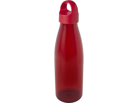 Bergen бутылка для воды объемом 800 мл из переработанной пластмассы, красный - рис 3.