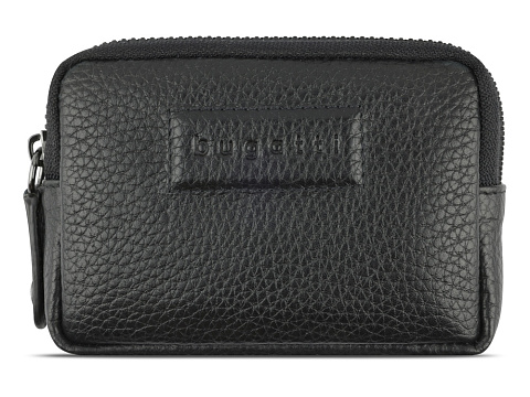 Ключница BUGATTI ЭЛЬЗА | ELSA, с защитой данных RFID, чёрная, воловья кожа/полиэстер, 11х2х7 см - рис 2.