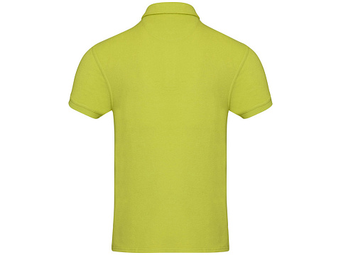 Рубашка поло унисекс Akoya из переработанного махрового материала - Лайм - рис 3.