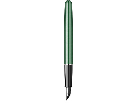 Перьевая ручка Parker Sonnet Essentials Green SB Steel CT, перо: F, цвет чернил: black, в подарочной упаковке. - рис 9.