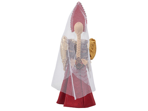 Подарочный набор: кукла фарфоровая, чай Малина с мятой, красный - рис 14.