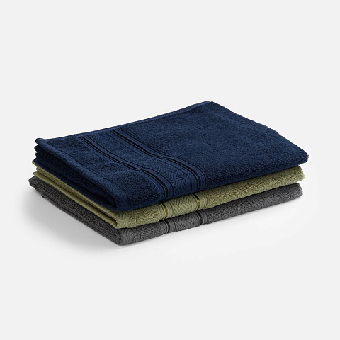 Полотенце махровое Terrychic, среднее, темно-серое - рис 5.