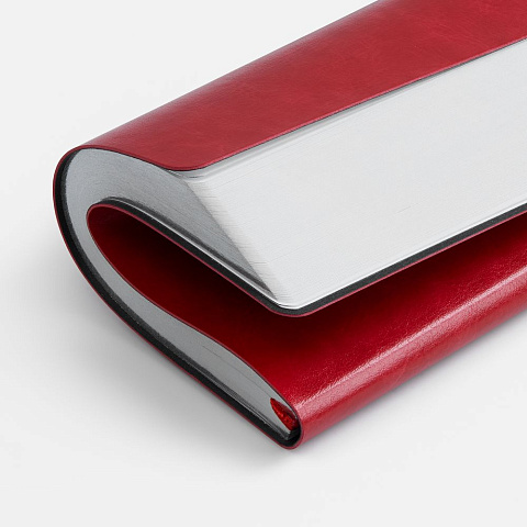 Ежедневник Nebraska Flex, недатированный, красный с серебристым - рис 8.