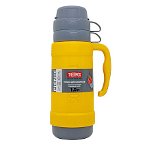 Термос со стеклянной колбой тм THERMOS PICNIC 40 Series Yellow 1,0L