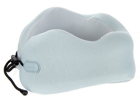 Подушка для путешествий с эффектом памяти Memo Pillow PRO M/L English Blue - рис 3.