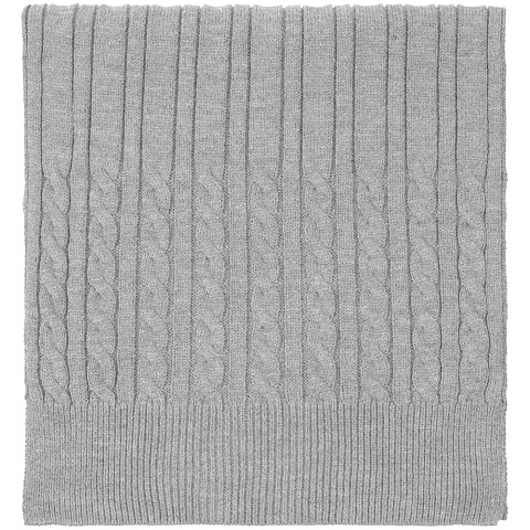 Шарф Heat Trick, серебристо-серый меланж - рис 3.