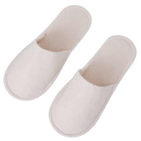 Тапочки для бани и сауны Healing, белый - рис 3.