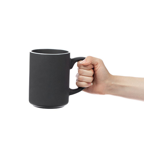 Кружка Mugful, темно-серая (графитовая) - рис 4.