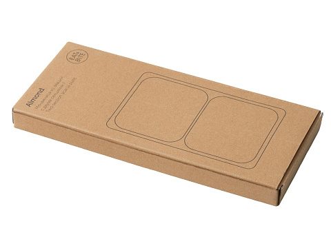 Менажница из акации с двумя секциями Almond - рис 5.