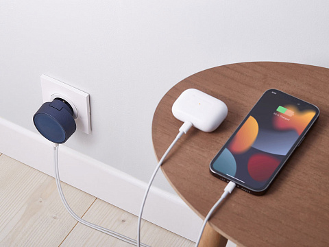 Адаптер питания USB Poweron, темно-синий - рис 12.