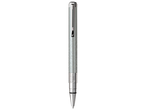 Шариковая ручка Waterman Perspective, цвет: Silver CT, стержень Mbue - рис 9.