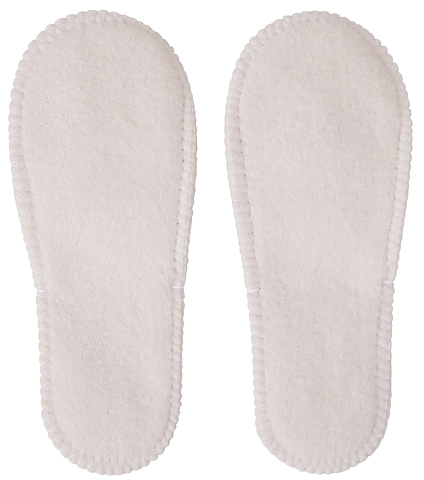 Тапочки для бани и сауны Healing, белый - рис 5.