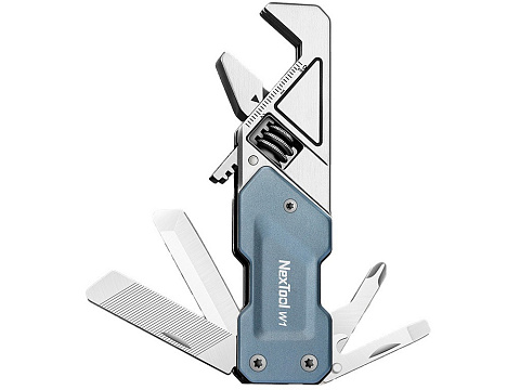 Мультитул-ключ Nextool Light Wrench W1, 6 функций, голубо-серый (NE20238)