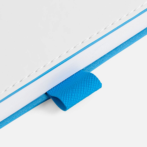 Ежедневник White Shall, недатированный, бело-голубой - рис 6.