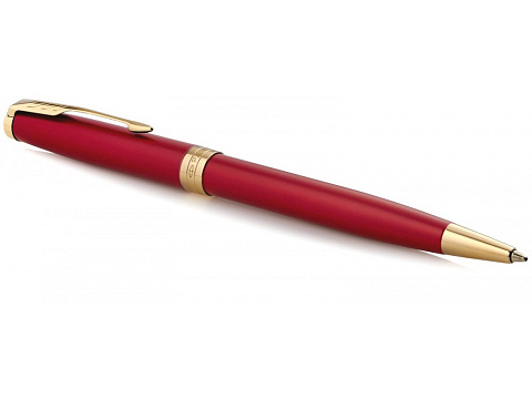 Шариковая ручка Parker Sonnet , Lacquer Intense Red GT, стержень: M, цвет чернил: black , в подарочной упаковке - рис 5.