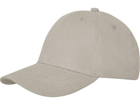 Бейсболка Davis, 6 панелей, бежевый овсяный