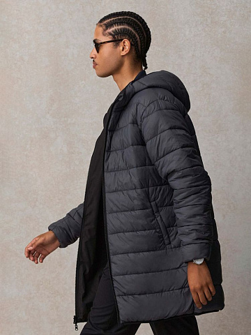 Куртка-парка унисекс Reverse, темно-синяя - рис 19.