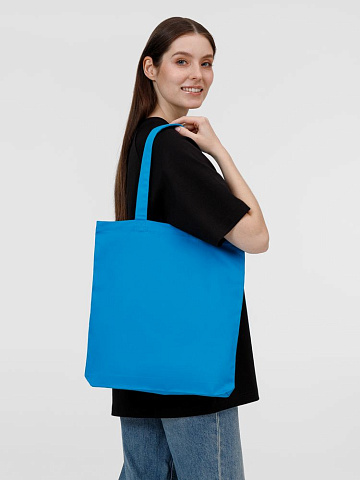 Холщовая сумка Avoska, ярко-голубая - рис 5.