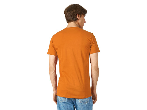 Футболка Heavy Super Club мужская с V-образным вырезом, оранжевый - рис 3.