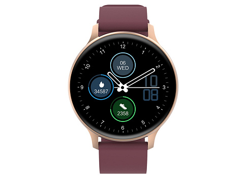 Смарт-часы Canyon SW-68  Badian, IP68, темно-красный (Р) - рис 2.