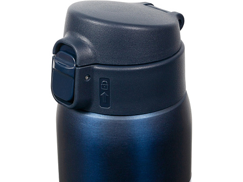 Термокружка Relaxika 701 (0,48 литра), синяя (без лого) - рис 10.