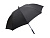 Зонт-трость Glendale 30, черный/серый - миниатюра