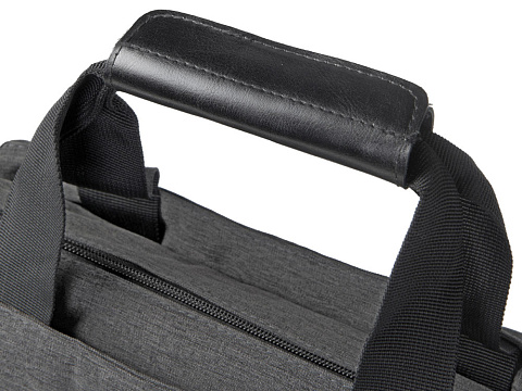 Сумка-холодильник Fabrizio со штопором, серый/черный - рис 7.