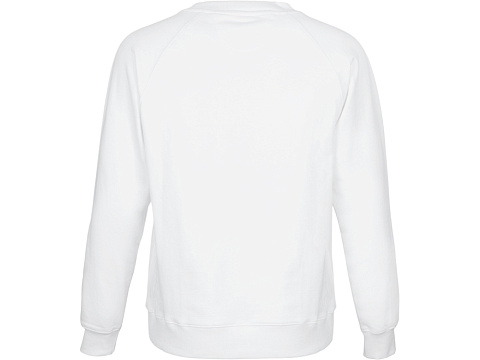 Свитшот оверсайз с рукавом реглан Belgrade, унисекс, белый - рис 3.