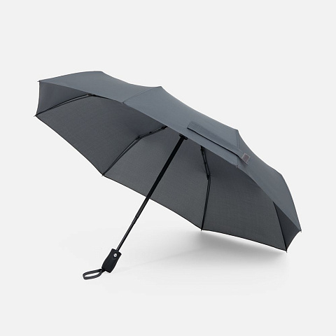 Зонт складной Brellix, серый - рис 2.