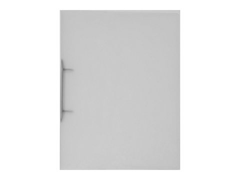 Папка пластиковая с 2 кольцами, прозрачный - рис 2.