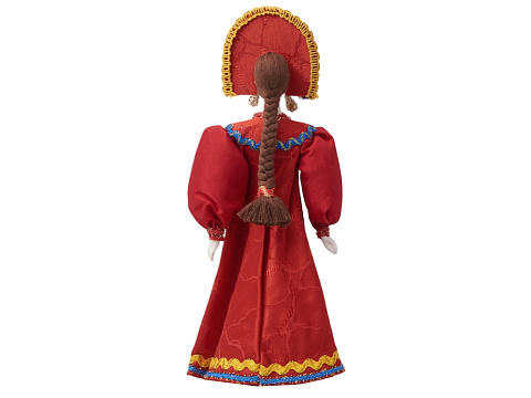 Подарочный набор: кукла фарфоровая, мед, красный - рис 11.