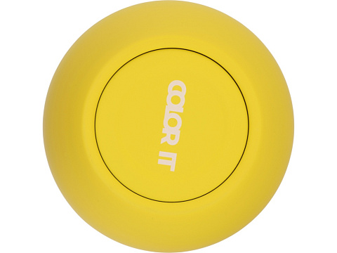 Термокружка Vacuum mug C1, soft touch, 370мл, желтый - рис 5.