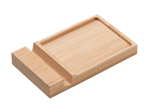 Подставка для ручек и телефона Fika, натуральный/серый - рис 7.