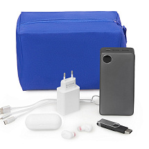 Органайзер для электроники и проводов Aisle, синий