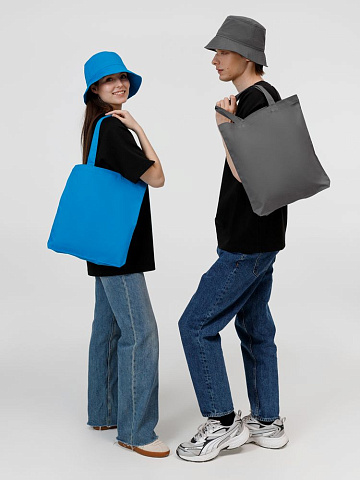 Холщовая сумка Avoska, ярко-голубая - рис 7.