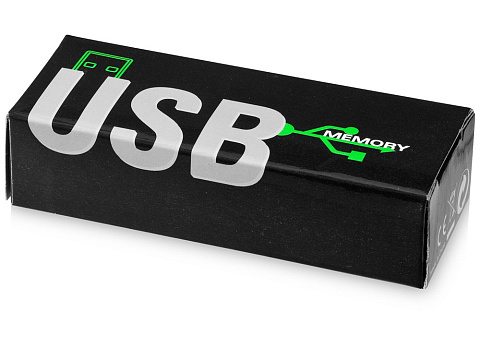 Флеш-карта Rotate Metallic USB 2.0 на 4 Gb, темно-синий - рис 4.
