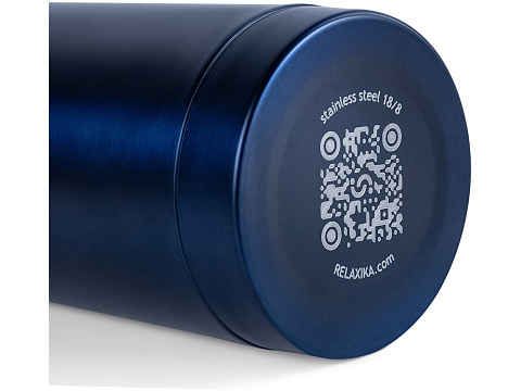 Термос Relaxika 101 (0,5 литра), темно-синий (без лого) - рис 10.