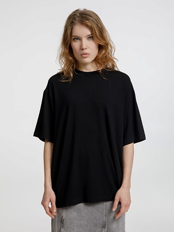 Футболка оверсайз унисекс Lavinia, черная - рис 5.