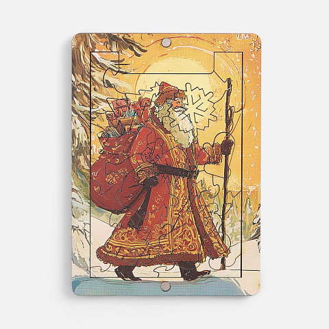 Пазл фигурный «Дед Мороз» - рис 3.