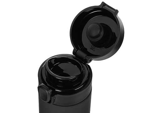 Вакуумная термокружка Waterline c кнопкой Guard, 400 мл, белый - рис 5.