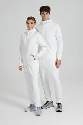 Куртка с капюшоном унисекс Begi, молочно-белая - рис 17.