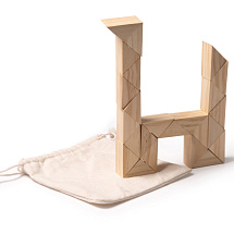 Деревянный пазл-головоломка NOKIT из 24 частей.