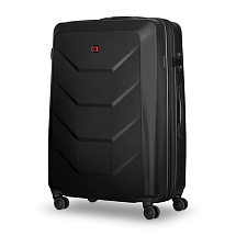 Чемодан WENGER Prymo, чёрный, большой, 52х76х30 см, 93 л, ABS+PC
