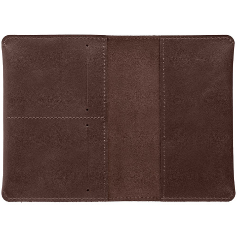 Обложка для паспорта Apache, ver.2, темно-коричневая - рис 4.