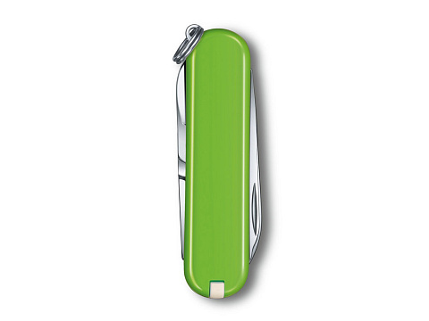 Нож-брелок VICTORINOX Classic SD Colors Smashed Avocado, 58 мм, 7 функций, салатовый - рис 3.