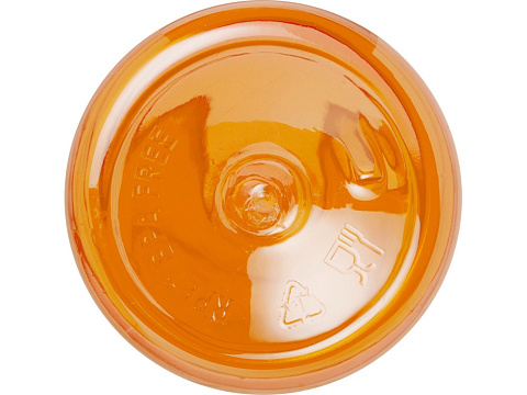 Bodhi бутылка для воды из вторичного ПЭТ объемом 500 мл - оранжевый прозрачный - рис 4.