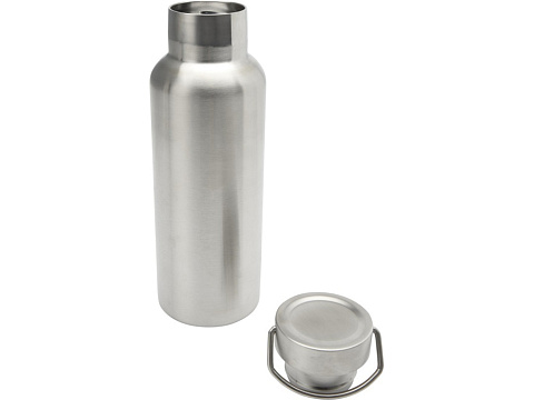 Бутылка для воды Thor из нержавеющей стали, сертифицированной по стандарту RCS, серебряный - рис 4.
